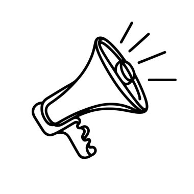 El yapımı megafon duyuruları, iletişimi ve bilgi paylaşımını temsil eder