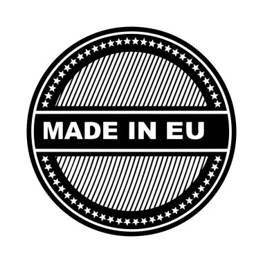 AB simgesinden yapılmış. Yumurtadan çıkan siyah-beyaz yuvarlak simge ve 