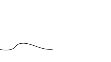 Bej renkli bir kalkanın tek bir çizgi çiziminin animasyonu. Kalkanın sürekli dış hatları. Tek satırlı kesintisiz video.