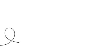 Tek satırlı bir Noel oyuncağı çizimi. Bir Noel oyuncağının sürekli hareket halindedir. Tek satırlı kesintisiz video.