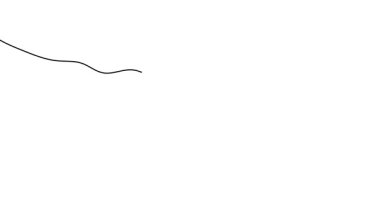 Sağ tarafı gösteren bir okun tek çizgi çiziminin animasyonu. Sağ tarafı işaret eden bir okun sürekli kontur hareketi. Tek satırlı kesintisiz video.