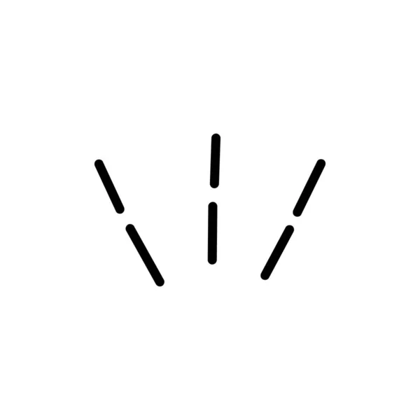 Handgezeichnetes Symbol Set Mit Angstsymbolen Stress Und Sprachlose Linieneffekte Mit — Stockvektor