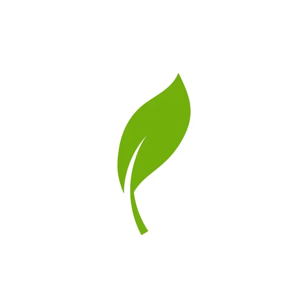 Grüne Blätter Setzen Symbole Öko Symbol Für Natürliches Laub Für — Stockvektor