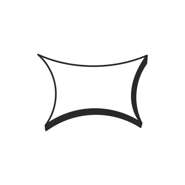 Geometrische Rahmen Handgezeichnet Symbolset Pfeile Zeiger Mit Sprechblasen Und Blitzen — Stockvektor