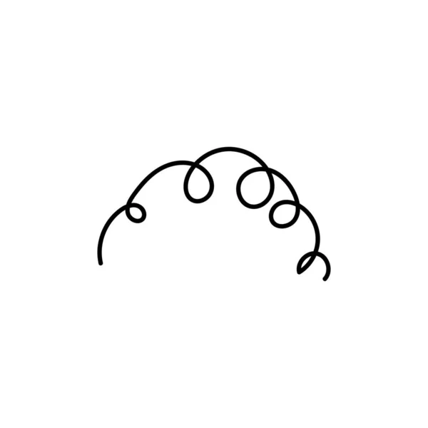 Set Simboli Ansia Disegnati Mano Stress Effetti Linea Sbalorditivi Con — Vettoriale Stock