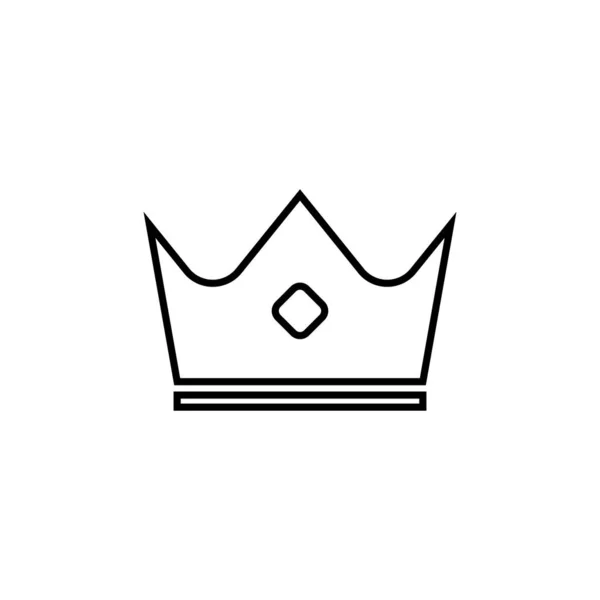 Μαύρο Σετ Εικόνων Του Αυτοκράτορα Κορόνα Σκίτσο Εραλδικό Diadem Των — Διανυσματικό Αρχείο