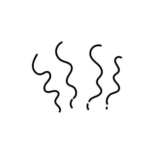 Handgezeichnetes Symbol Set Mit Angstsymbolen Stress Und Sprachlose Linieneffekte Mit — Stockvektor