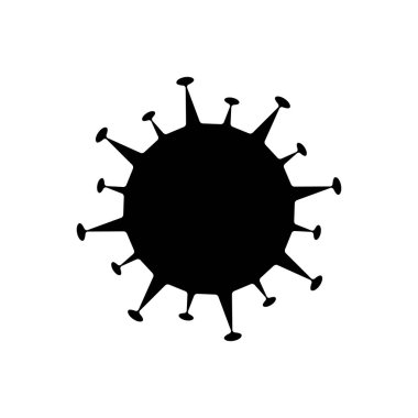 Siyah bakteri koronovirüsü. Tehlikeli yükselen molekül bulaşıcı gribe ve akciğer ve vektör kalp yetmezliğine neden oluyor.