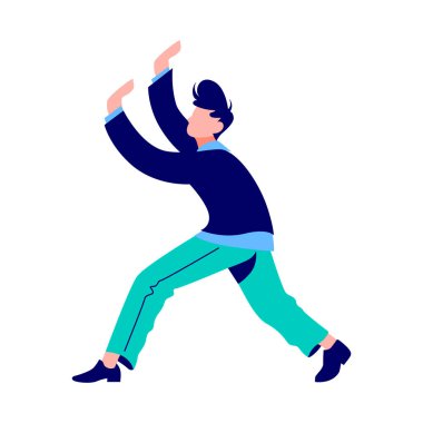 Korkmuş bir adam duygularını savunur. Korkmuş adam ellerini kaldırarak tehlikeyi savuşturmaya çalışıyor.