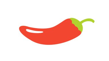 Red chilli. Hot spice for making organic cayenne pepper seasoning and rich veggie food for mexican and indian vector cuisine