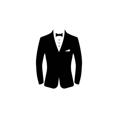 Wedding tuxedo Bow tie, suit vector Illustration isolated on white background.Tuxedo shirt design. Gentleman svg Clipart Decor Cut Files for Cricut and Silhouette