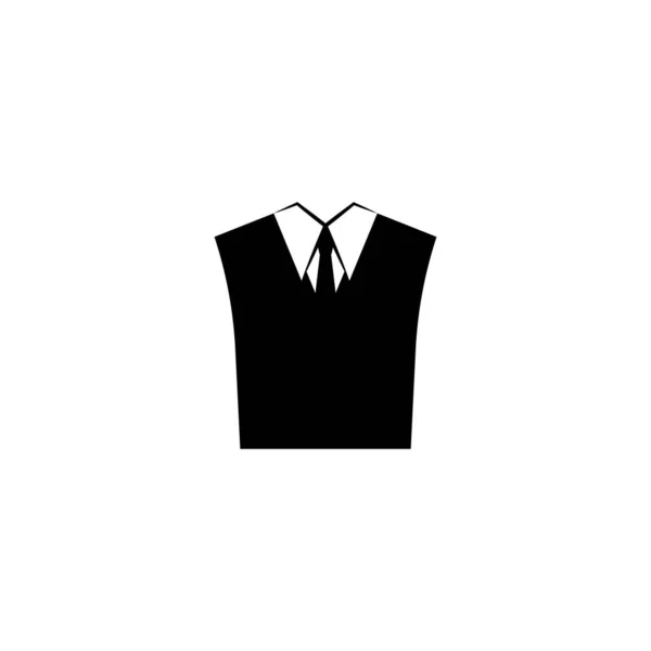 Wedding Tuxedo Bow Tie Suit Vector Illustration Isolated White