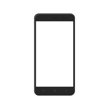 3D yüksek kalite seyyar vektör modellemeleri. Ultra gerçekçi akıllı telefon. Sunum şablonu için UI UX aygıtı modeli. Boş ekran izole şablonlara sahip cep telefonu çerçevesi. 3d izometrik illüstrasyon.