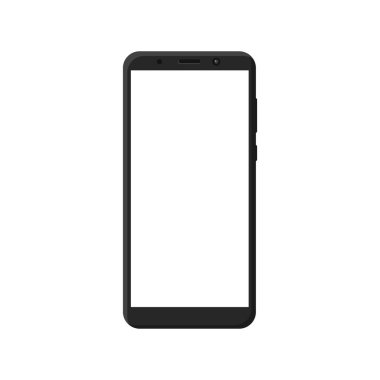 3D yüksek kalite seyyar vektör modellemeleri. Ultra gerçekçi akıllı telefon. Sunum şablonu için UI UX aygıtı modeli. Boş ekran izole şablonlara sahip cep telefonu çerçevesi. 3d izometrik illüstrasyon.