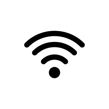 WIFI Icon internet connection black symbol