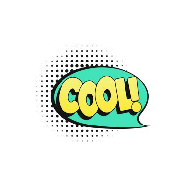 Comics book background blank template. Comic text empty bubble collection colored empty cloud pop art vector comic box balloon. Set message bubble speech cartoon expression illustration