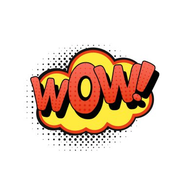 Comics book background blank template. Comic text empty bubble collection colored empty cloud pop art vector comic box balloon. Set message bubble speech cartoon expression illustration