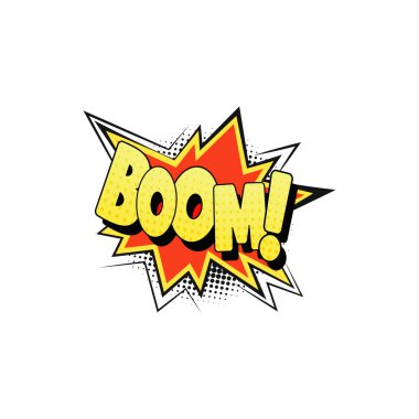 Comics book background blank template. Comic text empty bubble collection colored empty cloud pop art vector comic box balloon. Set message bubble speech cartoon expression illustration