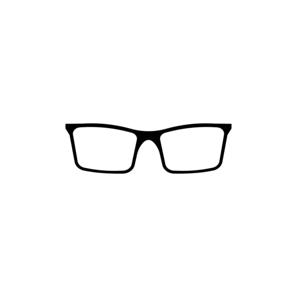 黑色镜框保护眼镜 眼镜配件 用时髦的镜片和塑料载体框架保护眼睛不受阳光照射 — 图库矢量图片