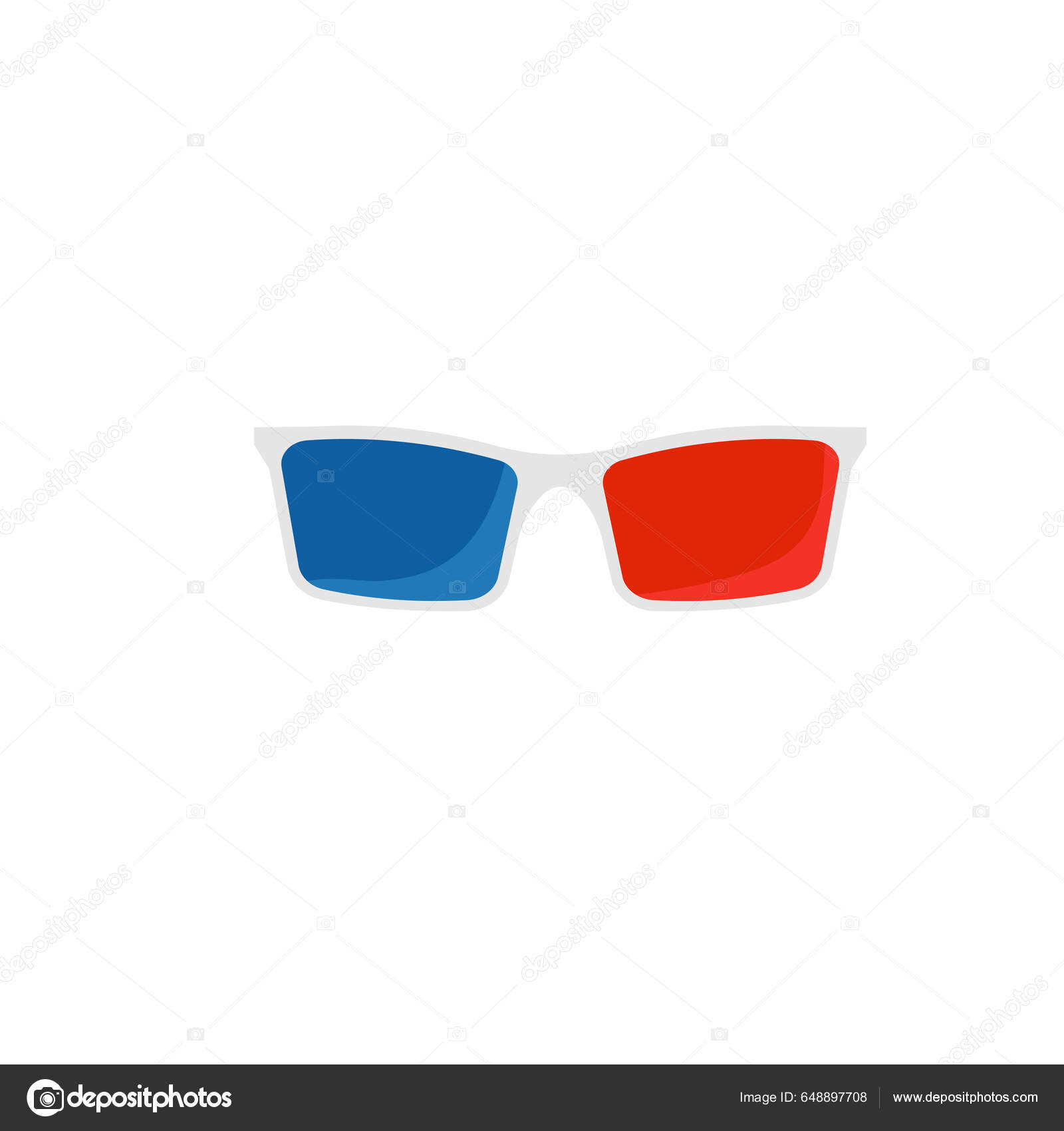 Специальные Очки Просмотра Видео Защитный Киноаксессуар Красными.