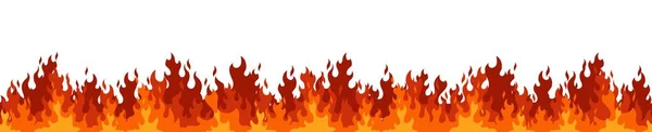 燃える火炎のイラスト シルエットの背景 — ストックベクタ