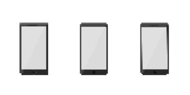 Piksel sanat akıllı telefonları üçlüsü minimalist ve temiz çizgileri olan bir retro-teknoloji tasarımı içerir..