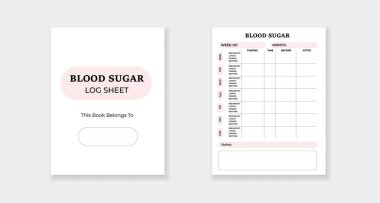 Kan şekeri tablosu şablonu, daha iyi sağlık yönetimi için günlük glikoz seviyelerinin izlenmesine yardımcı olur.