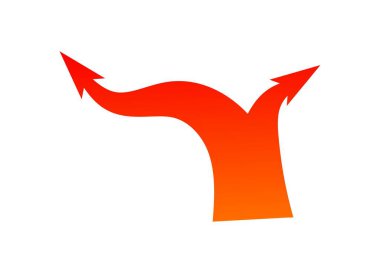 Kırmızı ok ikiye ayrılıyor, stratejik saldırıyı ve taktik senaryolardaki dinamik savaş hareketini simgeliyor..