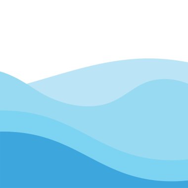 Soyut Su Dalgası Vektör Çizim Arkaplanı