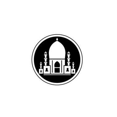 Cami logosu vektör illüstrasyon tasarımı