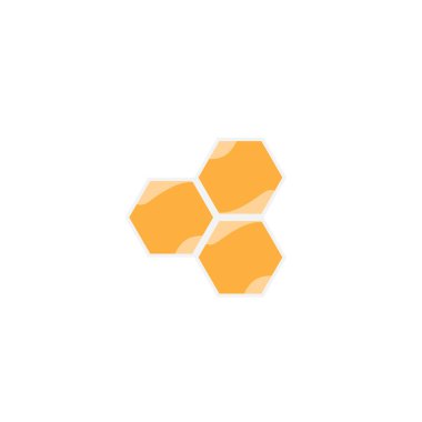 bal tarağı logo vektör çizim şablonu tasarımı