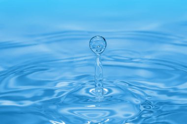 Su damlacığını temizleyin. Eş merkezli çemberlere sıçratın. Tazeleyici saflığı yakalayın..