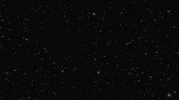 Shooting Stars Field Motion Background — Stockvideo