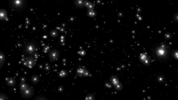 Sparkling Stars Field Travel Loop Background — Stockvideo