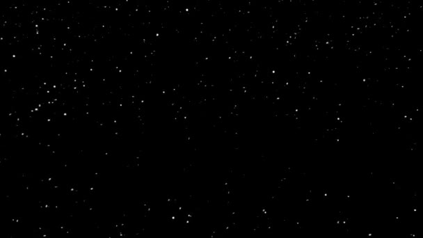 Stars Falling Glitter Loop Background Royalty Free Stock Footage