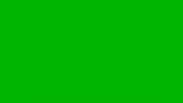 Dragón Rugiendo Pantalla Verde — Vídeo de stock