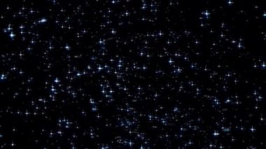 Gece Gökyüzü Yıldızları Parıldayan Uzay Hareketi Arkaplanı