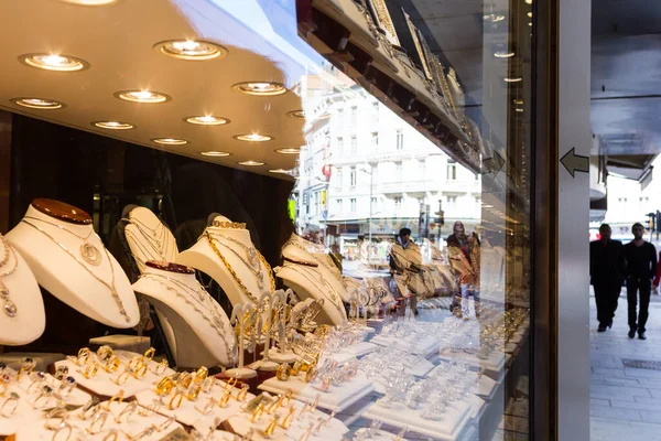 Антверпен Бельгія Лютого 2015 Ювелірний Магазин Районі Діамантів Антверпена Місто — стокове фото