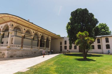 Türkiye 'deki Topkapı Sarayı' nın güzel ve etkileyici mimarisi .