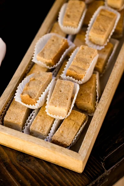 Shortbread Cookies Served Wedding Reception Dessert Buffet — Stock Photo, Image