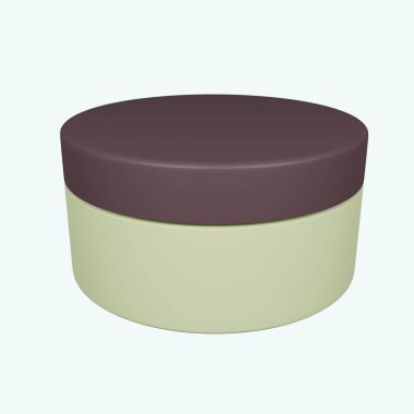 Küçük Twist Kozmetik Konteynır Kavanozu