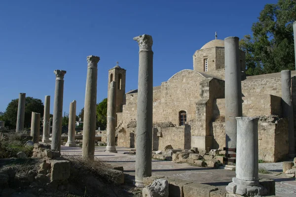 Old ruins at Paphos, Greece 