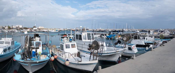 Boats and ships in harbour at Cyprus