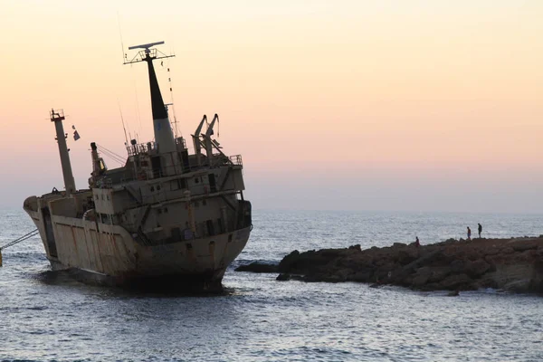 Edro Iii Shipwreck Pafos Fotos de stock