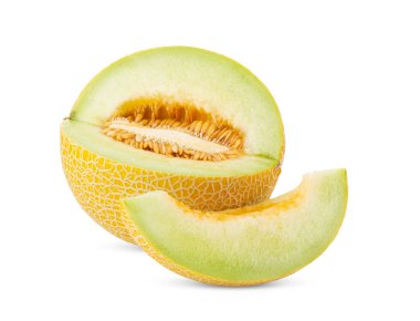 kavun beyaz arkaplanda izole