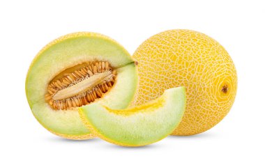 kavun beyaz arkaplanda izole