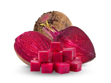 Pancar kökü beyaz arkaplanda izole edildi