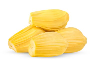 Beyaz arkaplanda Jackfruit izole