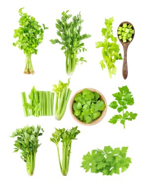 Kereviz beyaz arkaplanda izole edildi