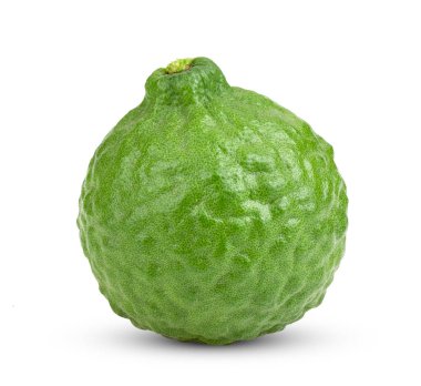 bergamot beyaz arkaplanda izole edildi